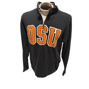 Victoria’s Secret PINK OSU Oklahoma State Cowboys 1/4 Zip Pullover Women’s L